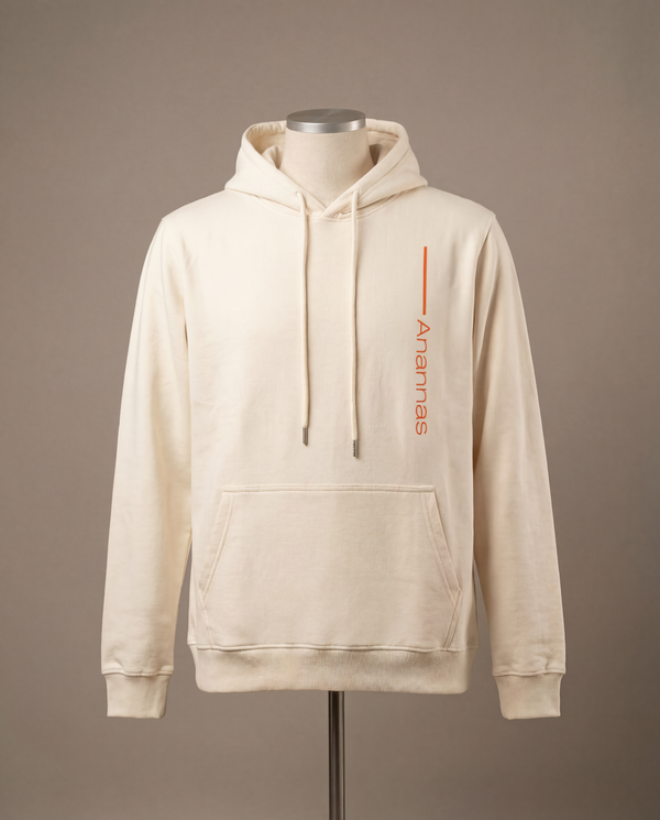 Anannas Core Hoodie Beige | Minimal Streetwear Hoodie